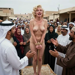 Miss Baker's Arabian adventures [AI Generated]
