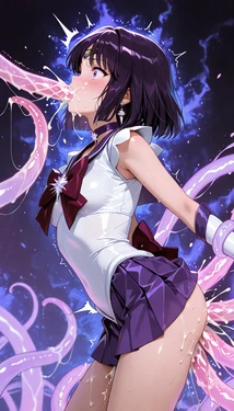 Sailor Saturn x Tentacles (Ruri) [Ai_generated]