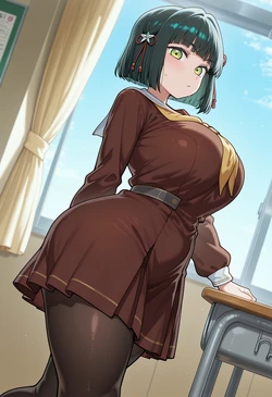 [nankoai] Ginko Momose -百生 吟子-req-uniform-slingshot.bikini-indoors-rooftop-recording- (Patreon) [AI Generated]