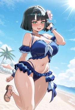 [nankoai] Ginko Momose -百生 吟子-req-atarayo.hanabi.swimsuit-beach-NTR-BBC (Patreon) [AI Generated]