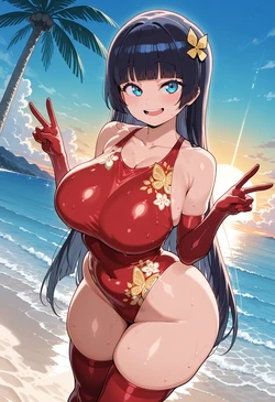 [nankoai] Komagata Hanabi- 駒形花火 -hb-one.piece.swimsuit-beach-recording- (Patreon) [AI Generated]