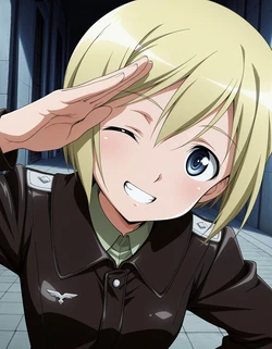 [azusa/azusa105] ストライクウィッチーズ エーリカ(230P) | Strike Witches – Erica 230P [AI Generated]