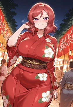 [nankoai] Maki Nishikino-西木野真姫-req-kimono-festival.outdoors- (Patreon) [AI Generated]