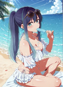 人の海 swim suit 1 [AI Generated]