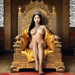 [AI Generated] 신라 선덕여왕 Seondeok of Silla Queen(empress) of Korea 善德女王 여황제 여제 queen empress 女皇帝 女帝