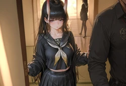 (Patreon) [Adeline] 2026-02-04 Noshiro, A Night of Drowning in Alcohol and Being Passed Around [AI Generated]