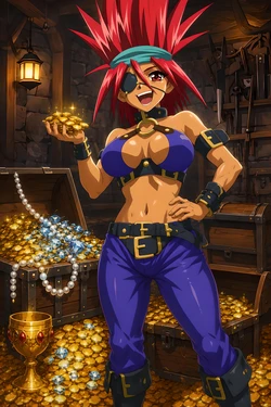 meiking sandra the sexy villainess bandit leader [AI Generated]
