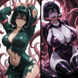 [Republic_Of_Ai] Fubuki Tentacle Corruption (One Punch Man)[AI Generated]