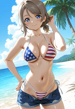 [YousoroBestGirl] Watanabe You [4th of July] (100p) (AI Generated)