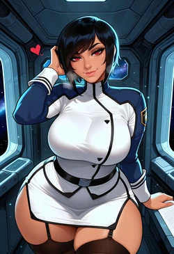 DreamcoreArt - Set - 1691 Naomi Evans BWC (Mega Set) (Patreon) (AI Generated)
