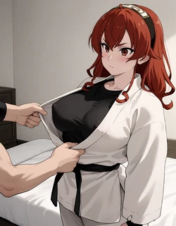 [langust022] Eris greyrat(S3E2 version) mushoku tensei 299P [AI Generated]