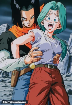[Ditto Seeker] FUT - Bulma & Android 17 (Dragon Ball Z) Trunks Absence Sparks a Dark Alliance! [Ai Generated]