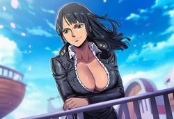 Noberu - Nico Robin's secret fling with Spandam (Patreon) [AI Generated]