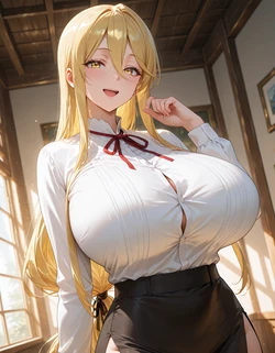 (mirai art) Marikawa Shizuka (AI Generated)