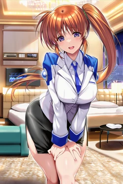[ベル] [bell_ai_art] Magical Girl Lyrical Nanoha - Takamachi Nanoha [AI Generated]