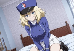 [Fran/Fran Kaslana] Ruka Oshida | Girls und panzer (100P) | Commission [AI Generated]