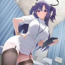 (Taugust) Yuuka Hayase nurse [AI Generated]