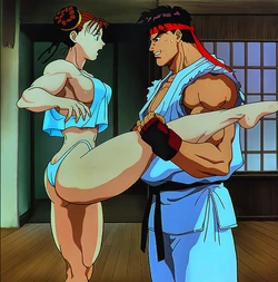 [FictionalWRLD] Ryu x Chun-Li -II Epilogue [AI Generated]