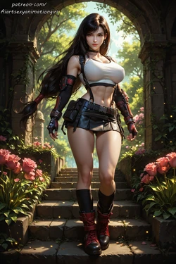 [Patreon] [AiASAG] [4K] 🌺Tifa🥊 - Preview [AI Generated]