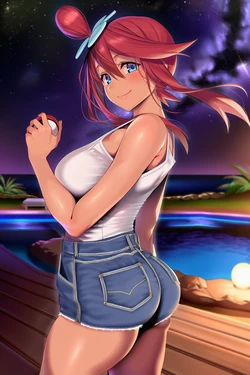 [ベル] [bell_ai_art] Pokémon Black&White - Skyla [AI Generated]