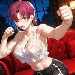 [朱月] 舐めるな [AI Generated]