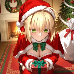 [朱月]プレゼント [AI Generated]