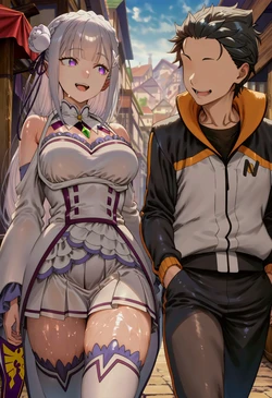 [Mathjob] [Poll] Emilia NTR エミリア (270p) - Re:Zero [AI Generated]