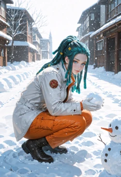 [Livia Woe] Lizzy Jil - 🔥 Warmth in the Snow ❄️ [AI Generated]