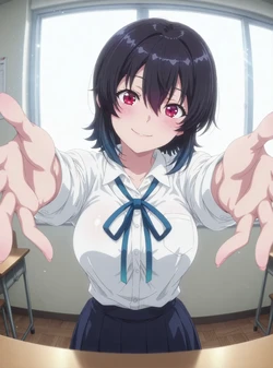 [Kikia1_Ai] Umi Asanagi | I Made Friends with the Second Prettiest Girl in My Class - webp Animations (Patreon) [AI Generated]
