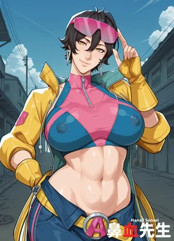 [hanajisensei] [TEST] [EXTRA] Jubilee (Marvel Rivals) [261P] [AI Generated]