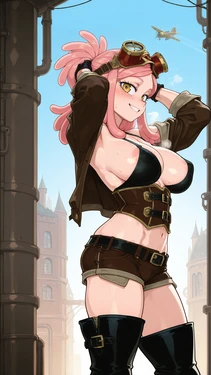 [wienergens] Hatsume Mei - Steampunk [AI Generated]