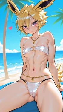 [wienergens] Jolteon - Beach [AI Generated]