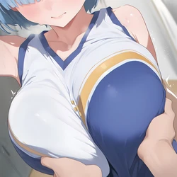 (Taugust) Rem cheerleader [AI Generated]