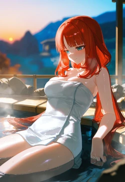 [Cornelia_winterhowl] Nilou X Aether Onsen [AI Generated]