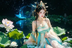 [DreamMaker] No.263 Heavenly Lotus Maiden [AI Generated]