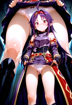 [Cdesu] Sword Art Online 刀剑神域 - Yuuki Konno 优纪 绀野木绵季 ユウキ 触手Tentacles & 机械Machine [AI Generated]