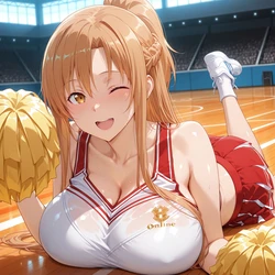 [AI Generated] アスナ チアリーディング