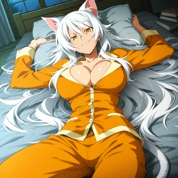 [Kimochiii] Black Hanekawa (BakeMonogatari) [AI Generated]