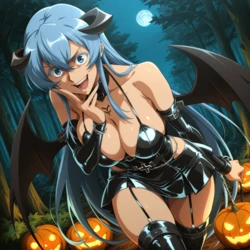 [Kimochiii] 🧡 Esdeath 🕸️Halloween🕸️ (Akame Ga Kill!) [AI Generated]