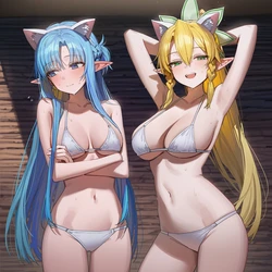 (Haruto) Asuna & Suguha - Sword Art Online - 44P  [AI Generated]