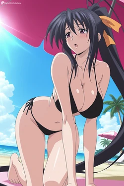 [Digital Waifu Gallery] Akeno Himejima - High School DxD (194p) [AI Generated]