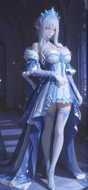 [HalfLove] Tsaritsa (Anastasya Feodorovna Snezhnaya) - Genshin Impact (Patreon) [AI Generated]