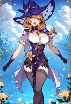 [Baddiiee] Genshin Lisa (AI Generated)