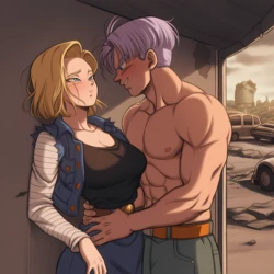 [Viol] Android 18 x Trunks (Patreon) [AI Generated]