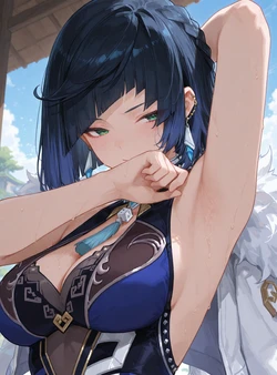 [Kumonogatari] Yelan (Genshin Impact) (Extended Ver.) (Patreon) [AI Generated]