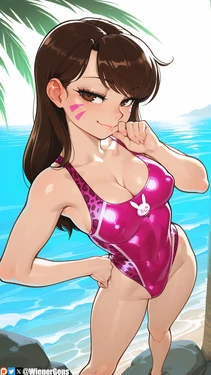 [WienerGens] D.va wants to show you her new swimsuit (Overwatch) [AI Generated]