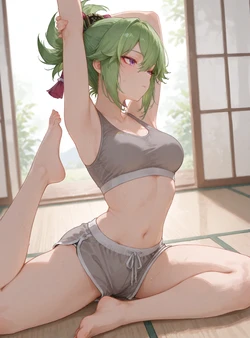 [Kumonogatari] Kuki Shinobu (Genshin Impact) (Extended Ver.) (Patreon) [AI Generated]