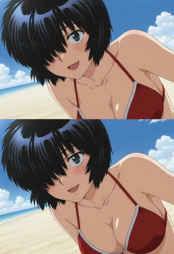 [wAItercolor] Urabe Mikoto (Mysterious Girlfriend X) [AI Generated]