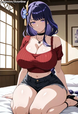 [Azurline] Raiden Shogun (Genshin Impact) #2 [AI Generated]
