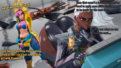 [theboobedone]Storm and Jubilee practicing for the new season changes (Marvel Rivals)